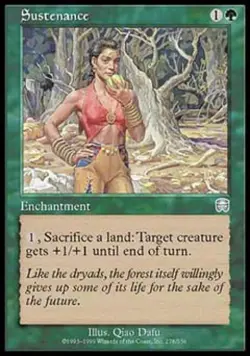 Sustenance -Foil Light Play MTG Mercadian Masques - Image 1