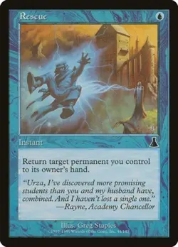 Rescue -Foil Light Play MTG Urza's Destiny - Image 1