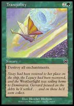 Tranquility -Foil Light Play MTG Mercadian Masques - Image 1