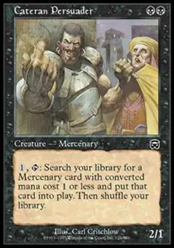 Cateran Persuader -Foil Light Play MTG Mercadian Masques - Image 1