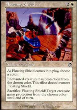 Floating Shield -Foil Light Play MTG Torment - Image 1