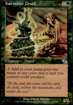 Harvester Druid -Foil Light Play MTG Judgment - Image 1