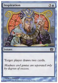 Inspiration -Foil Light Play MTG 8th Edition - Image 1