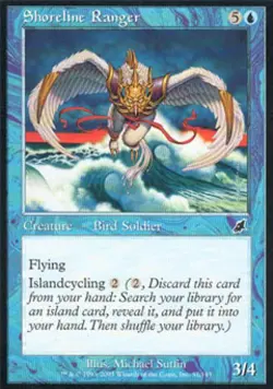 Shoreline Ranger -Foil Light Play MTG Scourge - Image 1