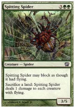 Spitting Spider -Foil Light Play MTG 8th Edition - Image 1