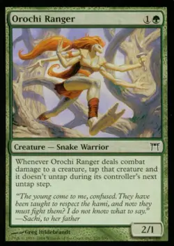 Orochi Ranger -Foil Light Play MTG Champions of Kamigawa - Image 1