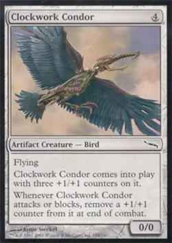 Clockwork Condor -Foil Light Play MTG Mirrodin - Image 1