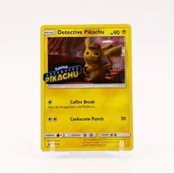 Detective Pikachu - SM170 Stamped Black Star Promo Pokemon - NM - Image 1