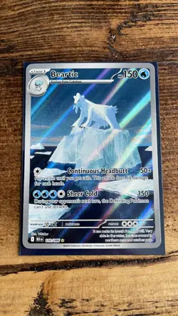 POKEMON - BEARTIC - 110/086 - ILLUSTRATION RARE - S&V BLACK BOLT - BRAND NEW - Image 1