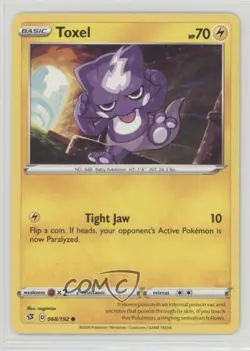 Toxel Pokemon Sword & Shield Rebel Clash #068 wq8 - Image 1