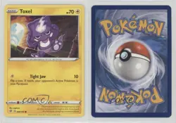 Toxel Pokemon Sword & Shield Rebel Clash #068 wq8 - Image 3