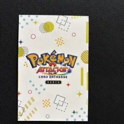 Pokemon Venasaur #003 Database Attacks Set Pink Shattered Holo - Image 2