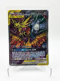 Moltres Zapdos Articuno GX Tag Team SM210 | Pokemon S&M Hidden Fates Promo NM M - Image 1