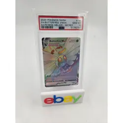 2020 Pokemon SWSH Darkness Ablaze Butterfree VMAX Secret #190 PSA 10 GEM MT - Image 1