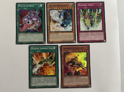 YuGiOh Astral Pack 2 Trading Cards - Lot of 5 - Image 1