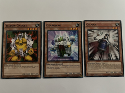 YuGiOh Structure Deck: Geargia Rampage Trading Cards - Lot of 3 - Image 1