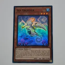 Yugioh Sea Archiver SDPL-EN003 Super Rare 1st Ed NM - Image 1