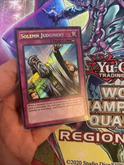 (YBL) Yugioh Solemn Judgment LCJW-EN182 Secret Rare 1st Edition LP - Image 2