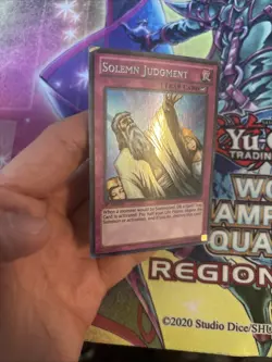 (YBL) Yugioh Solemn Judgment LCJW-EN182 Secret Rare 1st Edition LP - Image 5