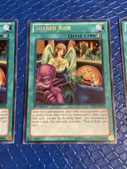 Yugioh 3x Shared Ride LVAL-EN070 Secret Rare 1st Edition NM - Image 2