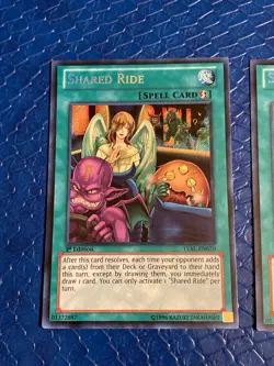 Yugioh 3x Shared Ride LVAL-EN070 Secret Rare 1st Edition NM - Image 4