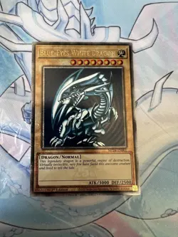 Yugioh Blue-Eyes White Dragon MP24-EN001 Quarter Century Secret Rare - Image 1