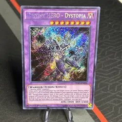 Yugioh Destiny Hero Dystopia DESO-EN004 1ST Secret - Image 1