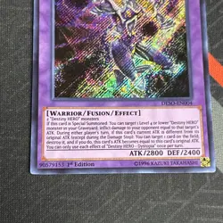 Yugioh Destiny Hero Dystopia DESO-EN004 1ST Secret - Image 4