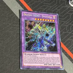 Yugioh Destiny Hero Dystopia DESO-EN004 1ST Secret - Image 5