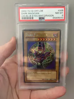 Yugioh Dark Magician - SDY-006 - Unlimited Ultra Rare - PSA 8 Graded Card - Image 1