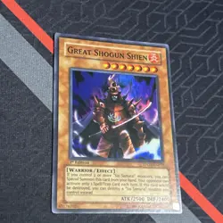 Yugioh Great Shogun Shien STON-EN013 Super Rare 1st Ed - Image 5