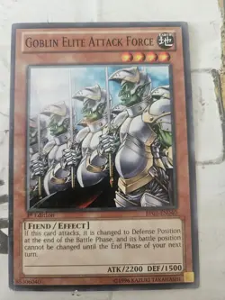 BP02-EN040 Goblin Elite Attack Force Mosaic Rare YuGiOh Card 1st Edition LP - Image 1