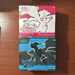 Black Bolt and White Flare Pokemon Center Elite Trainer Box *IN HAND* FAST SHIP - Image 1