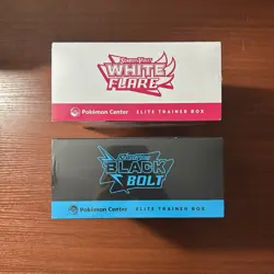 Black Bolt and White Flare Pokemon Center Elite Trainer Box *IN HAND* FAST SHIP - Image 4