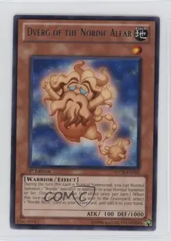 Dverg of the Nordic Alfar 1st Ed. YuGiOh Storm Ragnarok #STOR-EN016 wq8 - Image 1