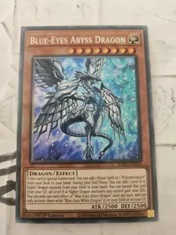 Blue-Eyes Abyss Dragon Prismatic Collector’s Rare RA01-EN016 Yugioh - Image 1