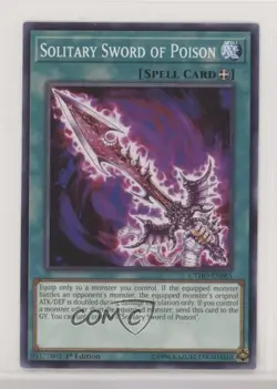 Solitary Sword of Poison 1st Ed. YuGiOh Cybernetic Horizon #CYHO-EN065 0y59 - Image 1