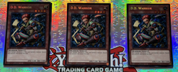 YuGiOh PLAYSET D.D. Warrior SBC2-ENC08 1st Ed Prismatic Secret Rare US Import - Image 1