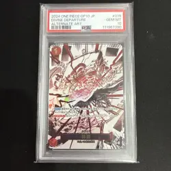PSA10 Divine Departure R Parallel OP10-019 One Piece Card Japanese - Image 1