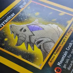 Shining Tyranitar 113/105 Holo Rare Neo Destiny LP+ WOTC Pokemon Card - Image 2