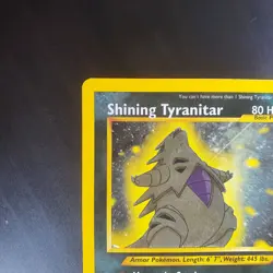 Shining Tyranitar 113/105 Holo Rare Neo Destiny LP+ WOTC Pokemon Card - Image 4