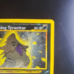 Shining Tyranitar 113/105 Holo Rare Neo Destiny LP+ WOTC Pokemon Card - Image 5