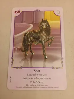 Bella Sara Bella's Ball Soot 39/55 Colm's Steed Common Regular Horse Card CCG - Image 1