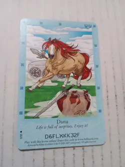 Bella Sara Northern Lights Danu 5/55 Horse Regular Common Card 2007 - Image 1