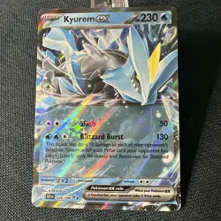 Kyurem ex 028/086 Black Bolt & White Flare Double Rare Holo Pokemon TCG - Image 1
