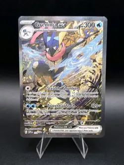 Greninja EX 132 Full Art Scarlet & Violet Promo Pokemon Card 2024. NM-MINT - Image 1