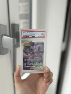 Pokemon Card Mewtwo & Mew GX 029/094 RR Japanese Ultra Rare Tag Team PSA 9 - Image 3