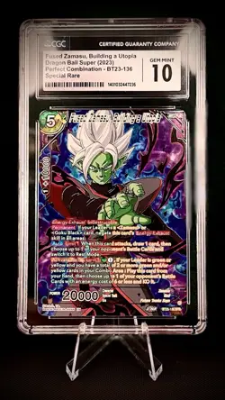 Dragon Ball Super Card Game BT23-136 SPR Fused Zamasu Building a Utopia - Image 1