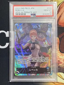 PSA10 Rebecca OP04-039 L-P One Piece Card Japanese - Image 4