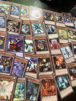 Yu-Gi-Oh! 100 Card random lot includes- Rares vintage short prints monsters Only - Image 1